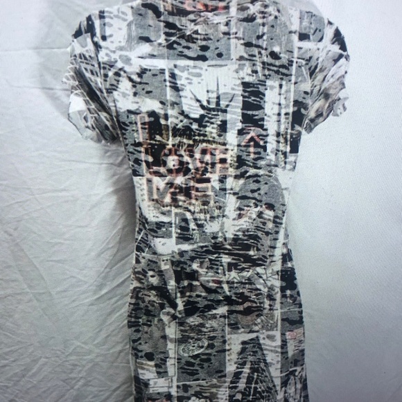 Abstract Print Dress - Picture 2 of 5